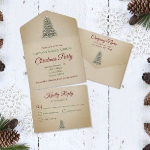 Julgran Kraft Papper Company Julfest 