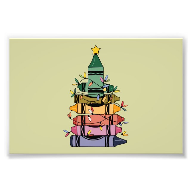 Julgran Lärare Life Gift Teaching Fototryck (Framsidan)