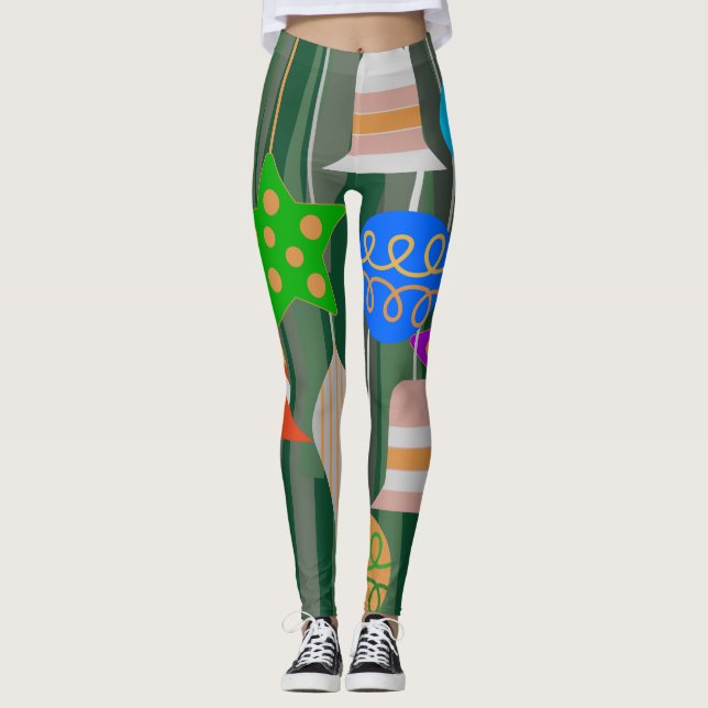 Julgran Leggings (Framsida)