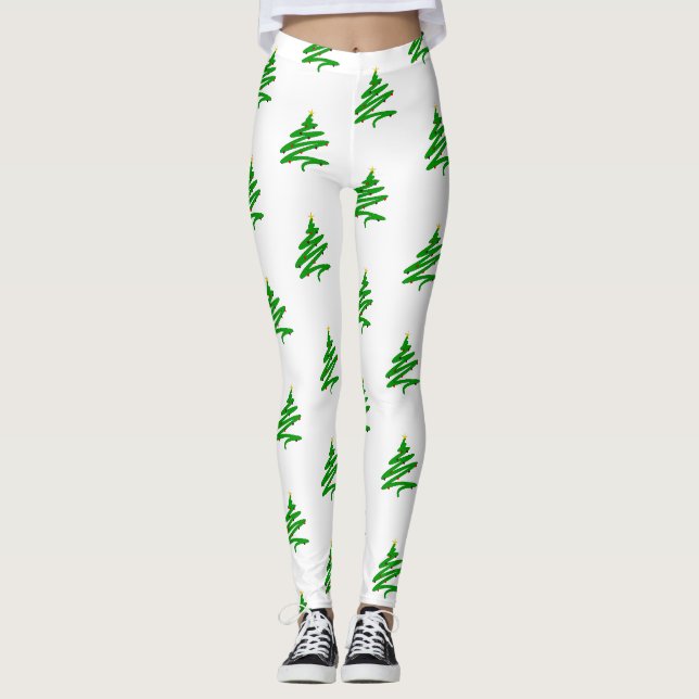Julgran Leggings (Framsida)