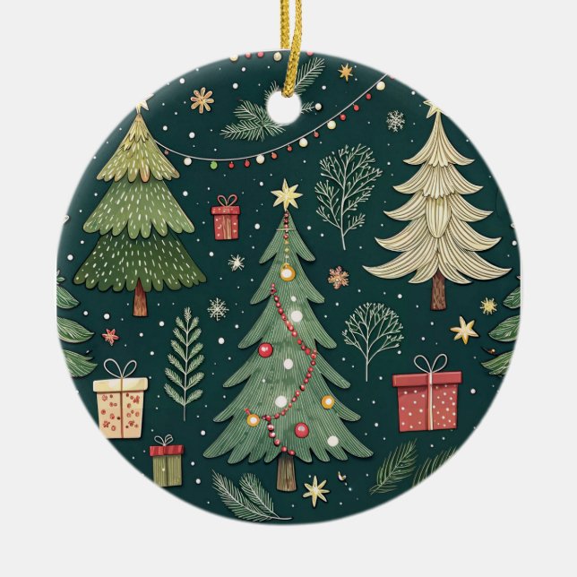 Julgran Ljus | Helgdag Dekoration (Framsidan)