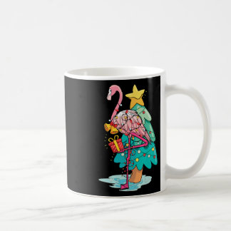 Julgran Ljus Tropisk Flamingo Djur Jul Kaffemugg