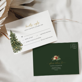 Julgran Ljus Winter Wedding OSA kort