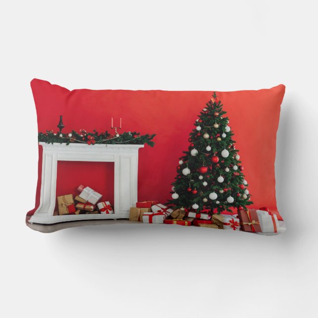 julgran lumbarkudde (Framsida)