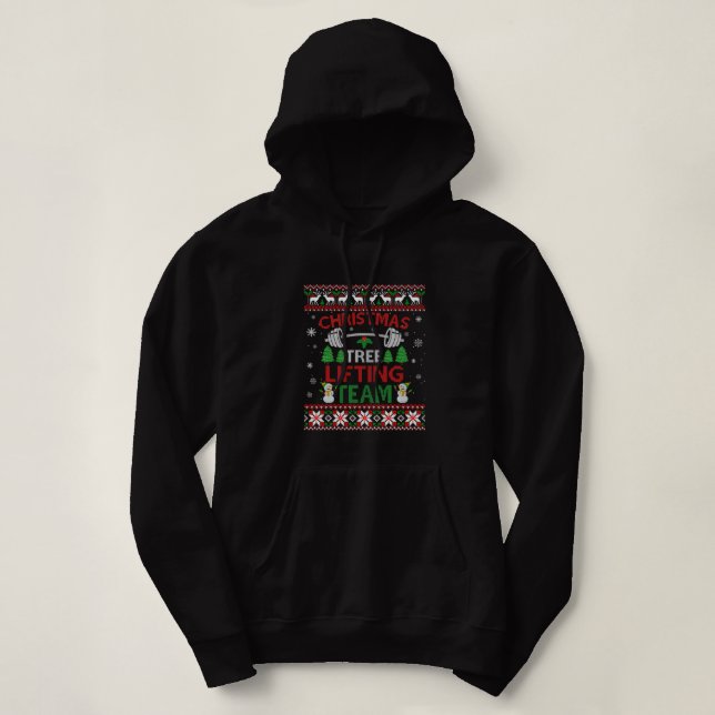 Julgran Lyfts team Ljuny Ugly Sweater T-S T Shirt (Design framsida)