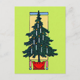 Julgran-målning Helg Vykort