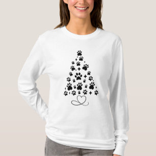 Julgran med alternativ utskrift t shirt