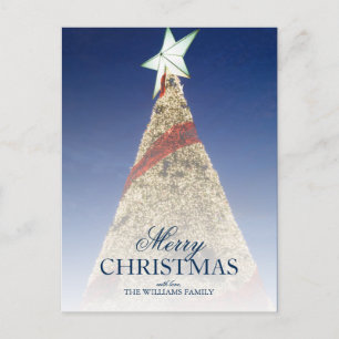 julgran med Bright Star Topper Helg Vykort