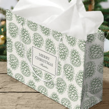 Julgran med eget namn Vintage Sagegrön