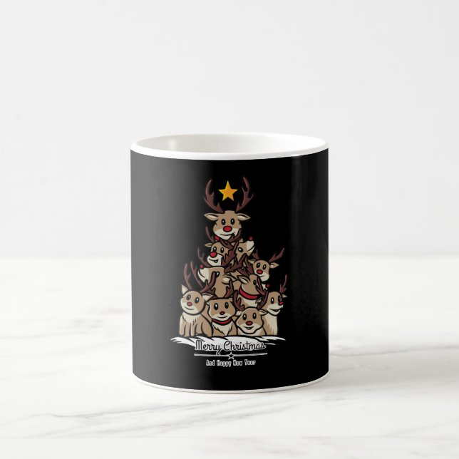 Julgran med hjortar kaffemugg (Center)