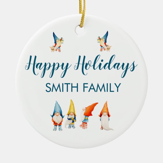 Julgran med kryddnejlikor julgransprydnad keramik (Framsidan)