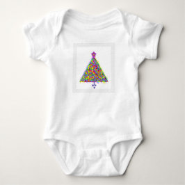 JULGRAN MED LILA STAR T SHIRT