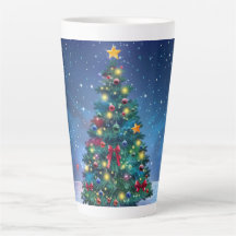 Julgran med mysig vinterdesign gif