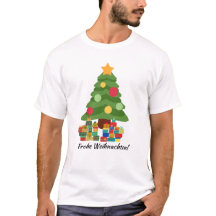 Julgran med presenter God jul!