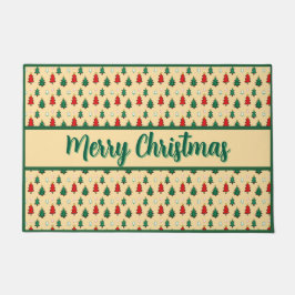 Julgran med stjärntoppen sömlös mönster