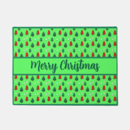 Julgran med stjärntoppen sömlös mönster