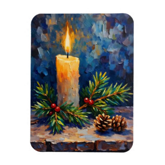 Julgran med tall magnet