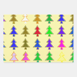 Julgran Modern omslagning papper