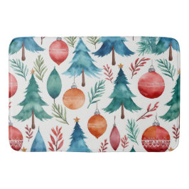 Julgran Mönster Badrumsmatta