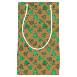 Julgran Mönster Golden Bronze