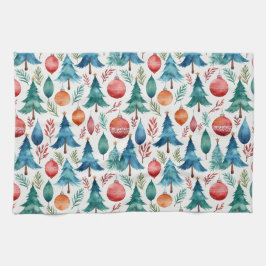 Julgran Mönster Kökshandduk