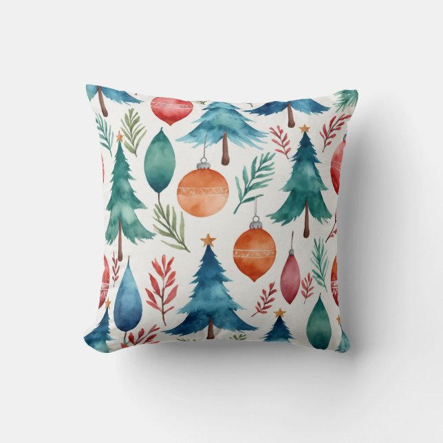 Julgran Mönster Kudde (Framsida)