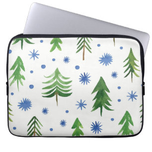 Julgran mönster laptop fodral