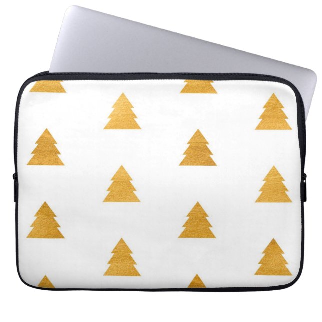 Julgran mönster laptop fodral (Framsidan)