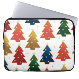 Julgran mönster laptop fodral