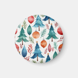 Julgran Mönster Magnet