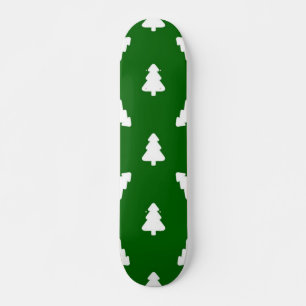 Julgran mönster mini skateboard bräda 18,5 cm