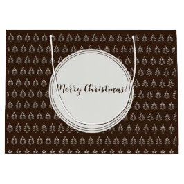 Julgran Mönster Mörk choklad