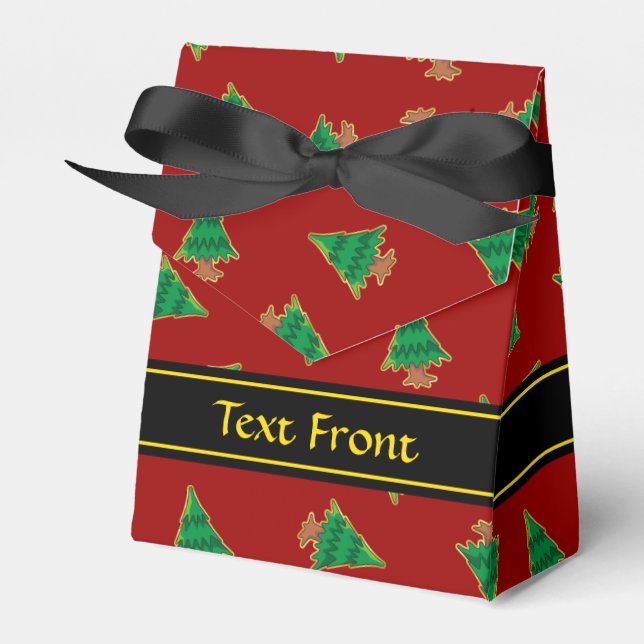 Julgran Mönster Presentaskar (Framsidan Sidan)