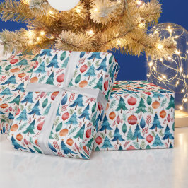 Julgran Mönster Presentpapper