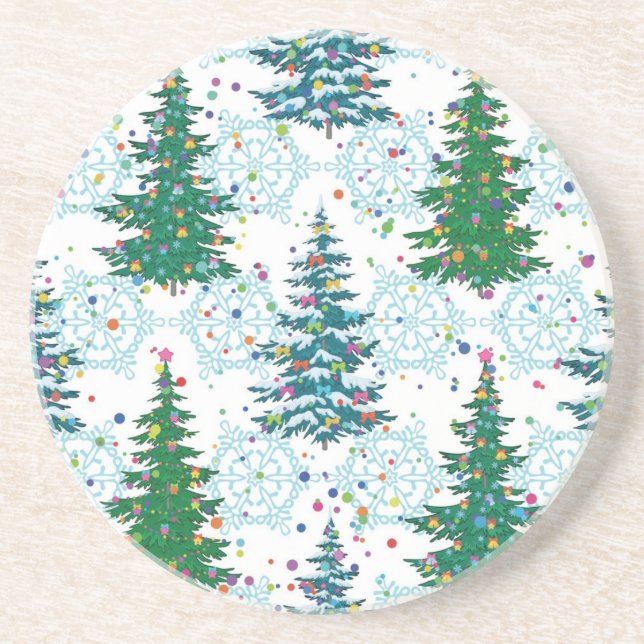 Julgran mönster underlägg (Framsidan)