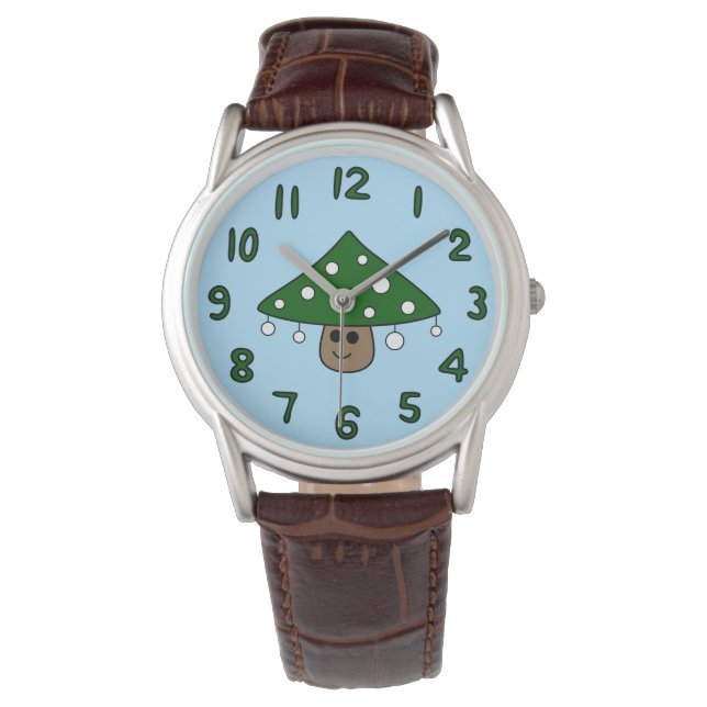 Julgran Mushroom Watch (Vuxen) Armbandsur (Framsida)