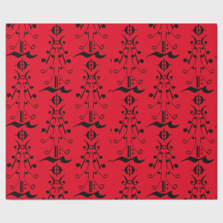 Julgran - Musik noter och symboler Presentpapper