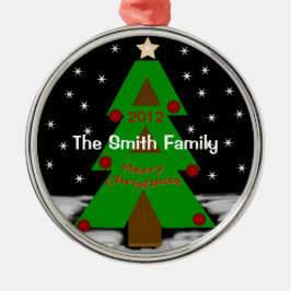 Julgran Natt - Anpassa prydnadsföremål Julgransprydnad Metall