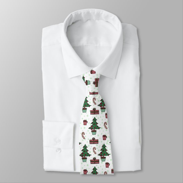 Julgran Neck Tie Slips (Bunden)