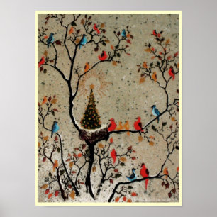 Julgran Nest ~ Print Poster