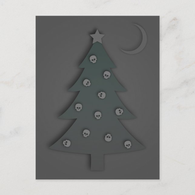 Julgran Noir Helg Vykort (Framsida)