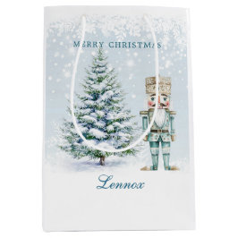 Julgran Nutcracker Snöflingor Medium Gift B