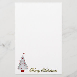 Julgran och God jul jul Brevpapper