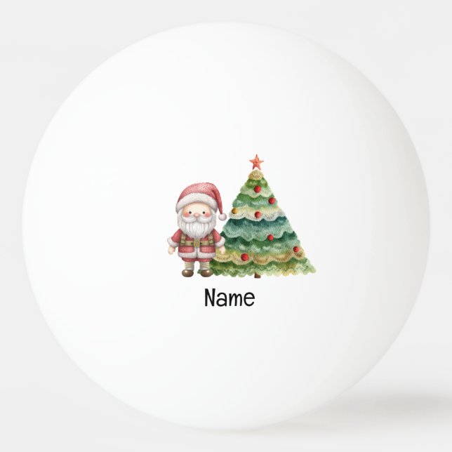 Julgran och Jultomten för spelaren Pingisboll (Framsidan)