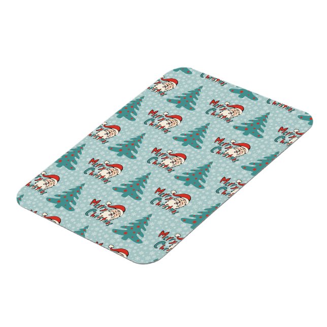 Julgran och jultomten magnet (Vänstra Sidan)