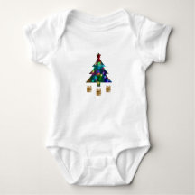 Julgran och presenter Baby Body