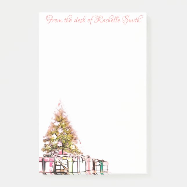 Julgran och Presenter Post-it Block (Framsida)