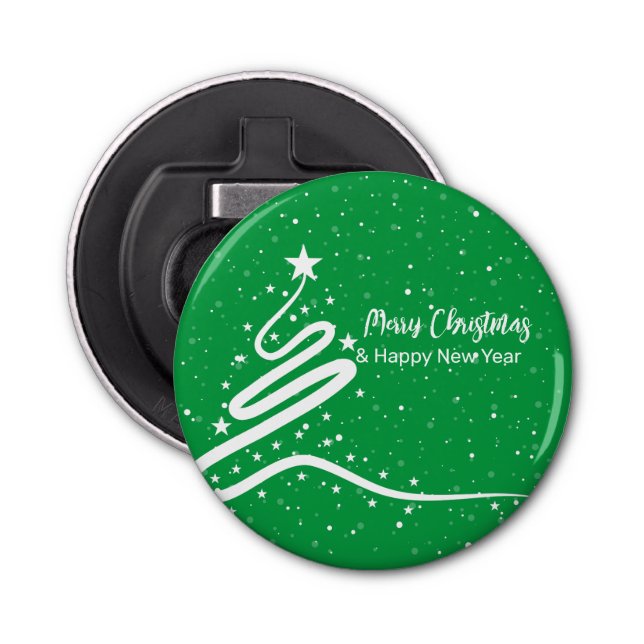 Julgran och Snowfall Flasköppnare (Framsidan)