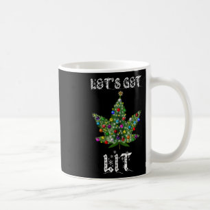 Julgran Ogräs Löv Pot Thc Gift Tee Kaffemugg