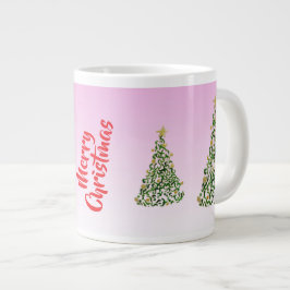 Julgran om Rosa Mugg Jumbo Mugg